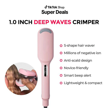🧡Final 6 Hours: 60% OFF COMPACT Hair Waver Crimper
