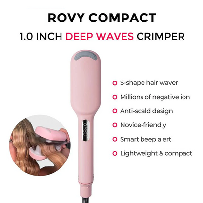 🧡Final 6 Hours: 60% OFF COMPACT Hair Waver Crimper
