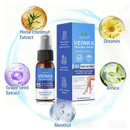 🇺🇸🔥🔥𝗚𝗙𝗢𝗨𝗞® VEINRX Healing Spray(Designed for Varicose veins, Spider veins, Deep vein Thrombosis, Chronic venous insufficiency, Venous ulcers, Thrombophlebitis and other venous issues)