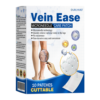 🔥Time-Limited Offer -Ourlyard® Vein Ease Microneedle Care Patch - Cuttable (For Spider Veins, Varicose Veins, Swelling & Leg Fatigue)