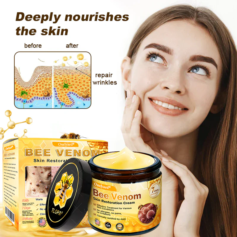 🔥FDA Approved: Ourlyard® Bee Venom Skin Restoration Cream — 🔥Limited Time 80% OFF🔥