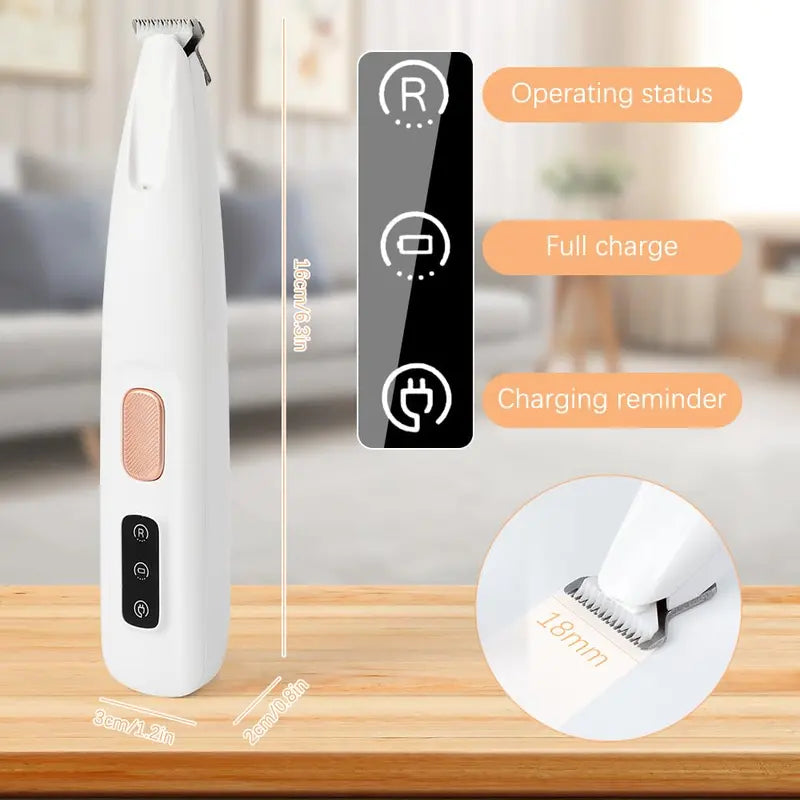 Final 3 hours 70% off: Pet paw trimmer With Led Light